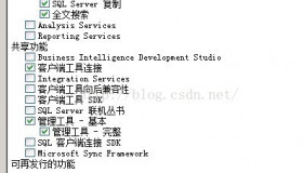 SQLServer 2008 R2安装时候选择哪些功能? SQLServer 2008 R2安装时候选择哪些功能?