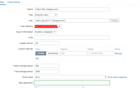 Zabbix 增加HTTPS网站SSL证书过期时间监控