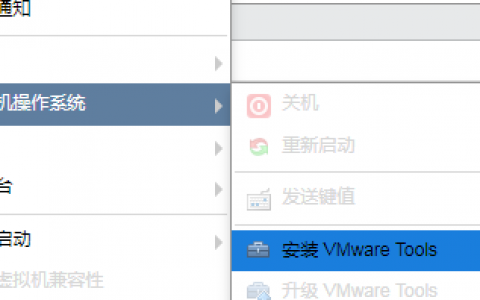 ESXI怎么安装VMware Tools驱动软件