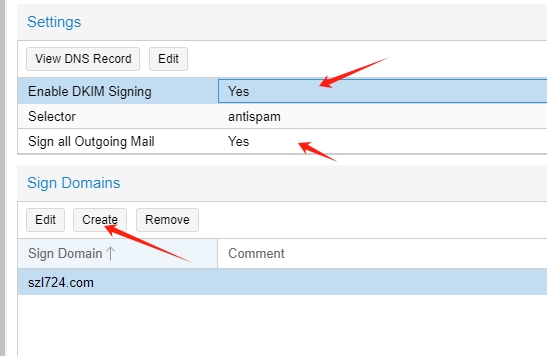 Proxmox Mail Gateway如何启用DKIM签名设置